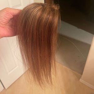 Real 100% human hair topper 16 inch